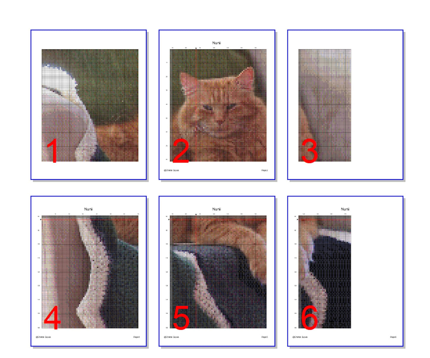 Level 3 - Custom Photo Conversion into Cross Stitch Pattern - Complex conversion with major changes - Digital Download - Personalized gift